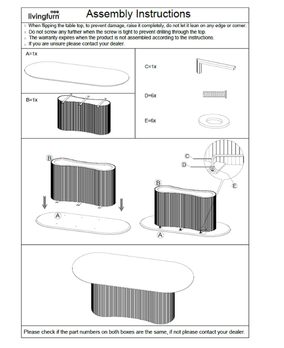 Eettafel Sevilla Brown 250cm - depauwwonen