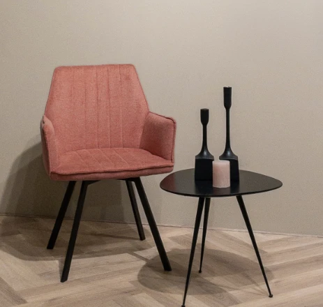 Eetkamerstoel Louise Blush by Livingfurn