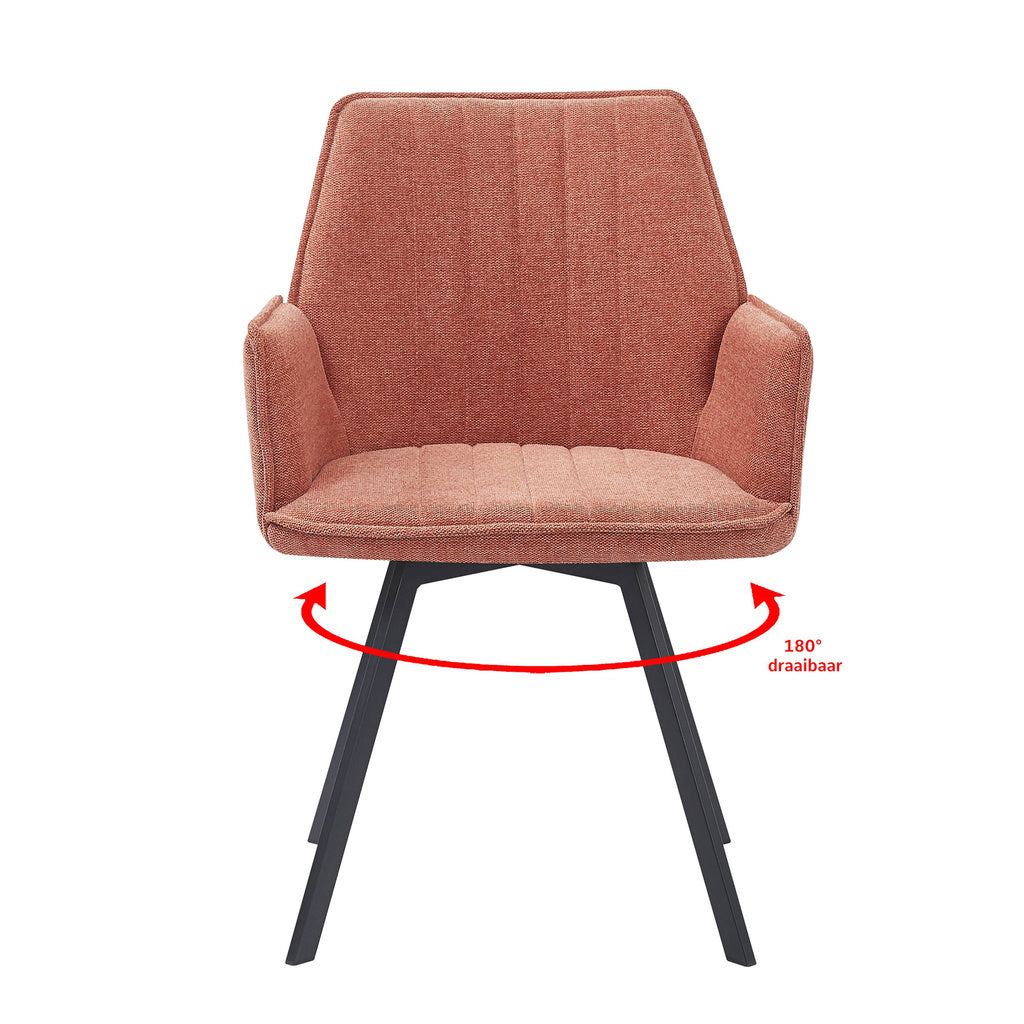 Eetkamerstoel Louise Blush - depauwwonen