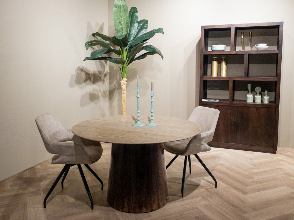 Eettafel Valentino Round 130cm - depauwwonen