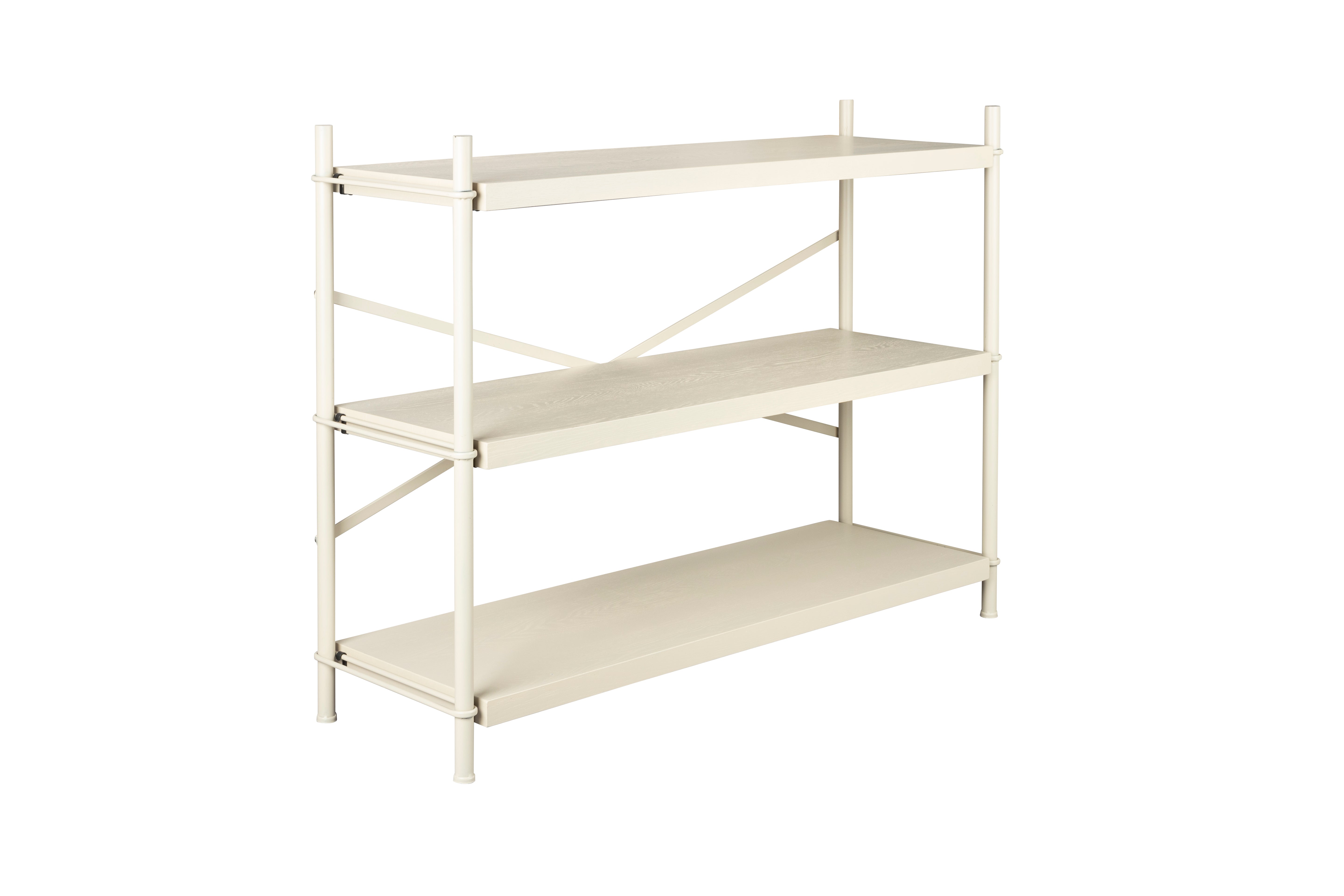 Shelf Iron Beige Low