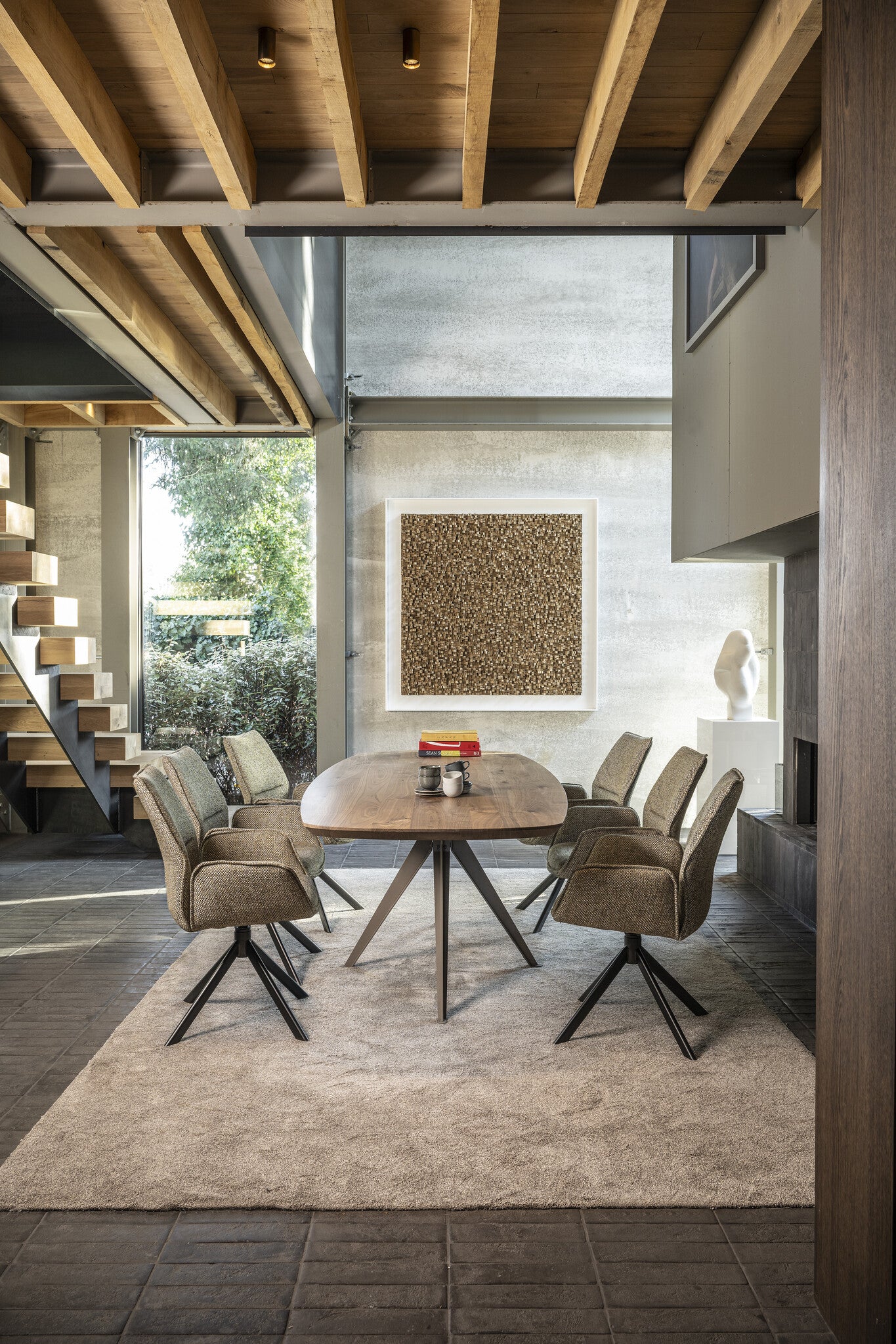 Eetkamerstoel London 360 Draai | Be Great Cream - depauwwonen