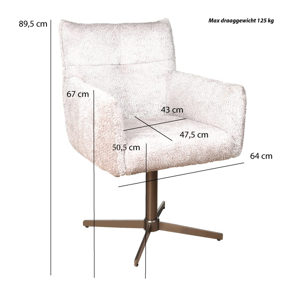 Eetkamerstoel Milano Draai | Be Lovely Nature - depauwwonen