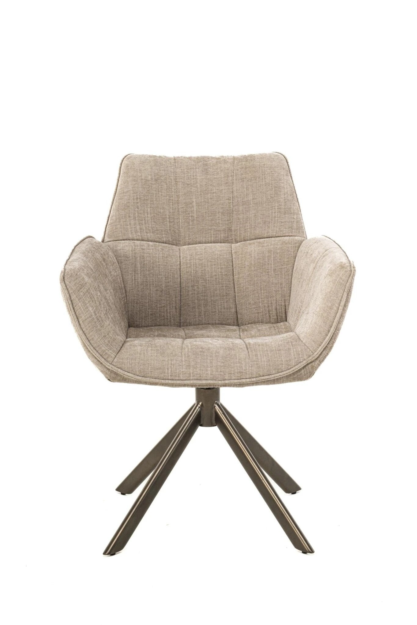 Eetkamerstoel Monaco 360 Draai | Milan Beige by Moods Collection