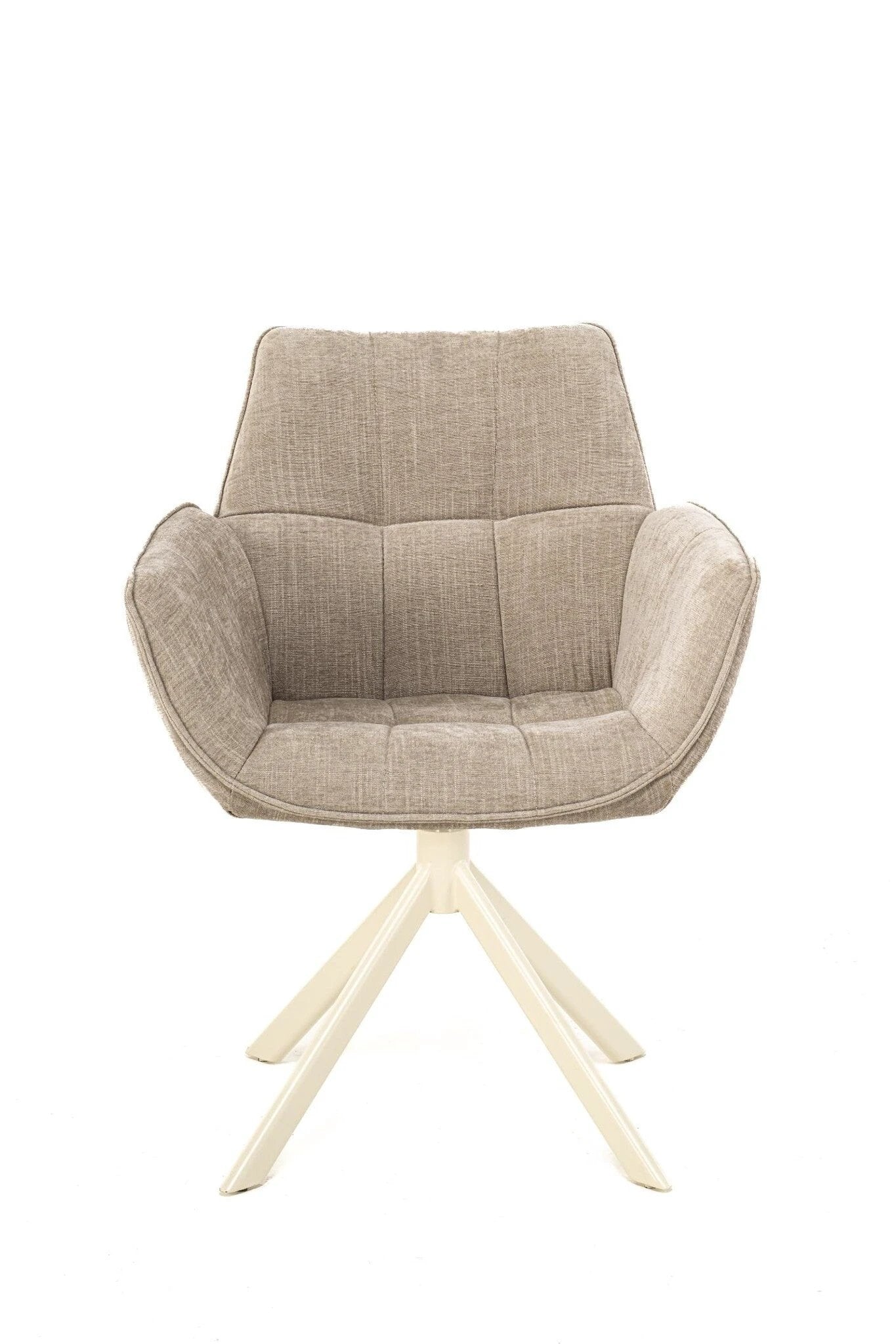 Eetkamerstoel Monaco 360 Draai | Milan Beige by Moods Collection