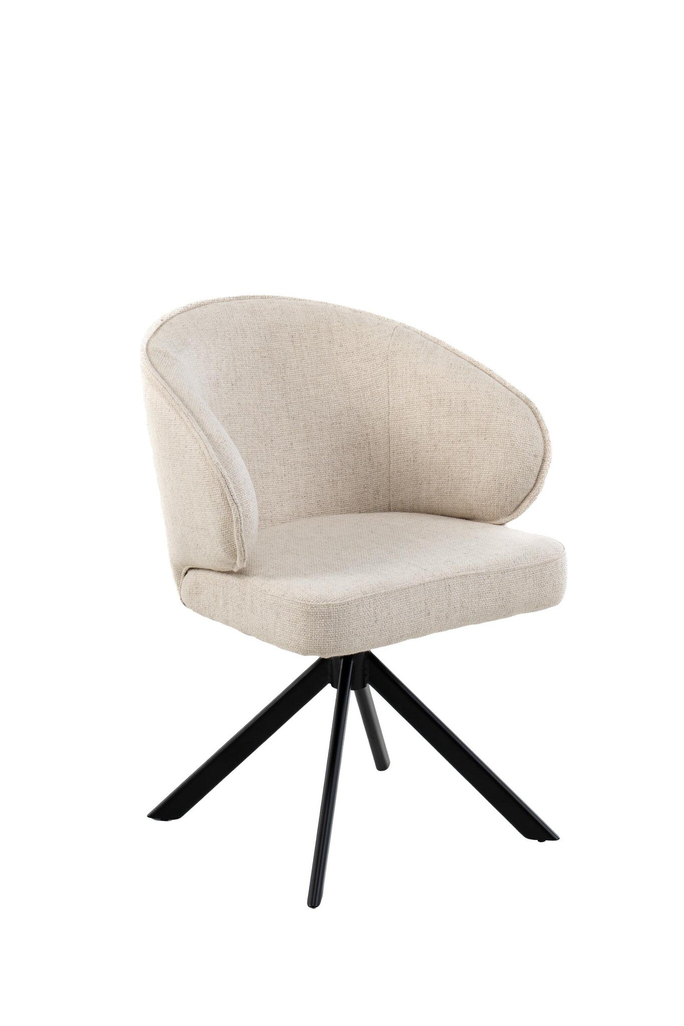 Eetkamerstoel Seoul 360 Draai | Tyler Cream - depauwwonen