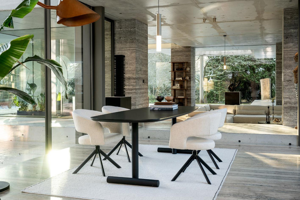 Eetkamerstoel Tokyo 360 Draai | Tyler Cream - depauwwonen