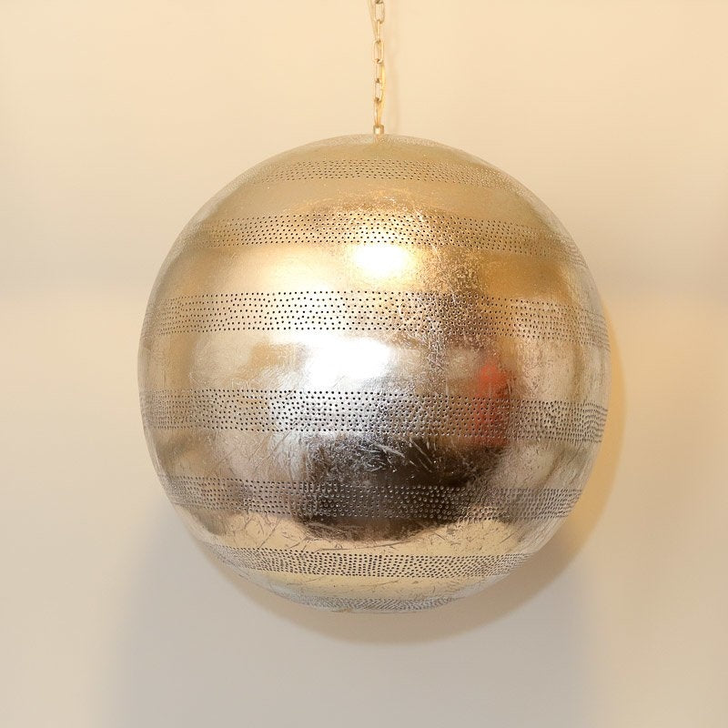 Hanglamp Aicha bol zilver ø55cm - depauwwonen