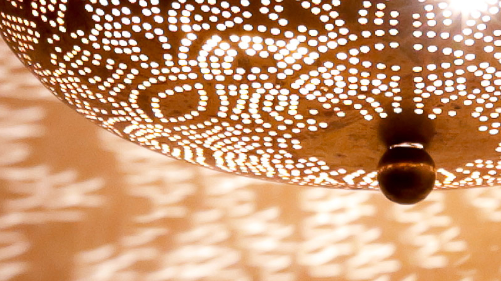 Plafondlamp Ameera Vintage Goud in 3 maten - depauwwonen