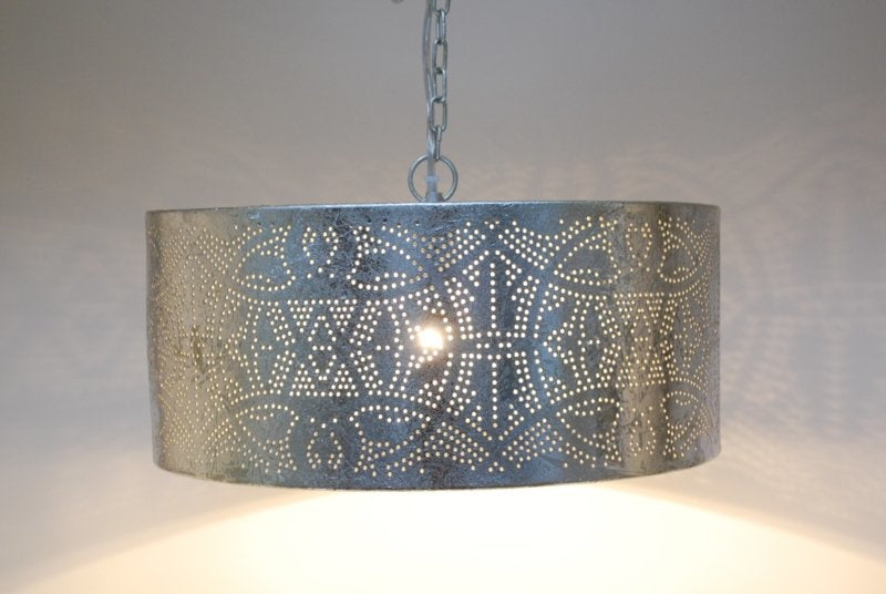 Hanglamp Ameera cilinder zilver - depauwwonen