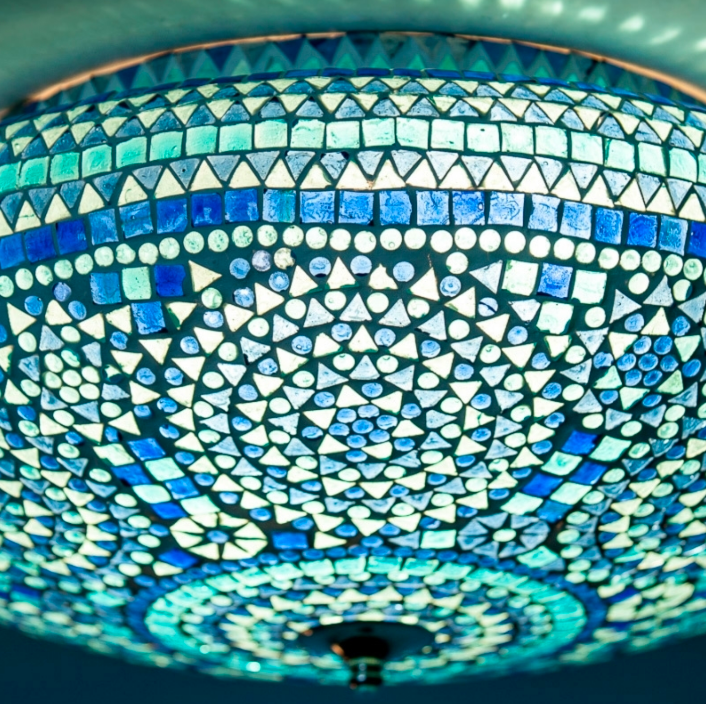 Plafonniere Cantara blauw in 3 maten - depauwwonen