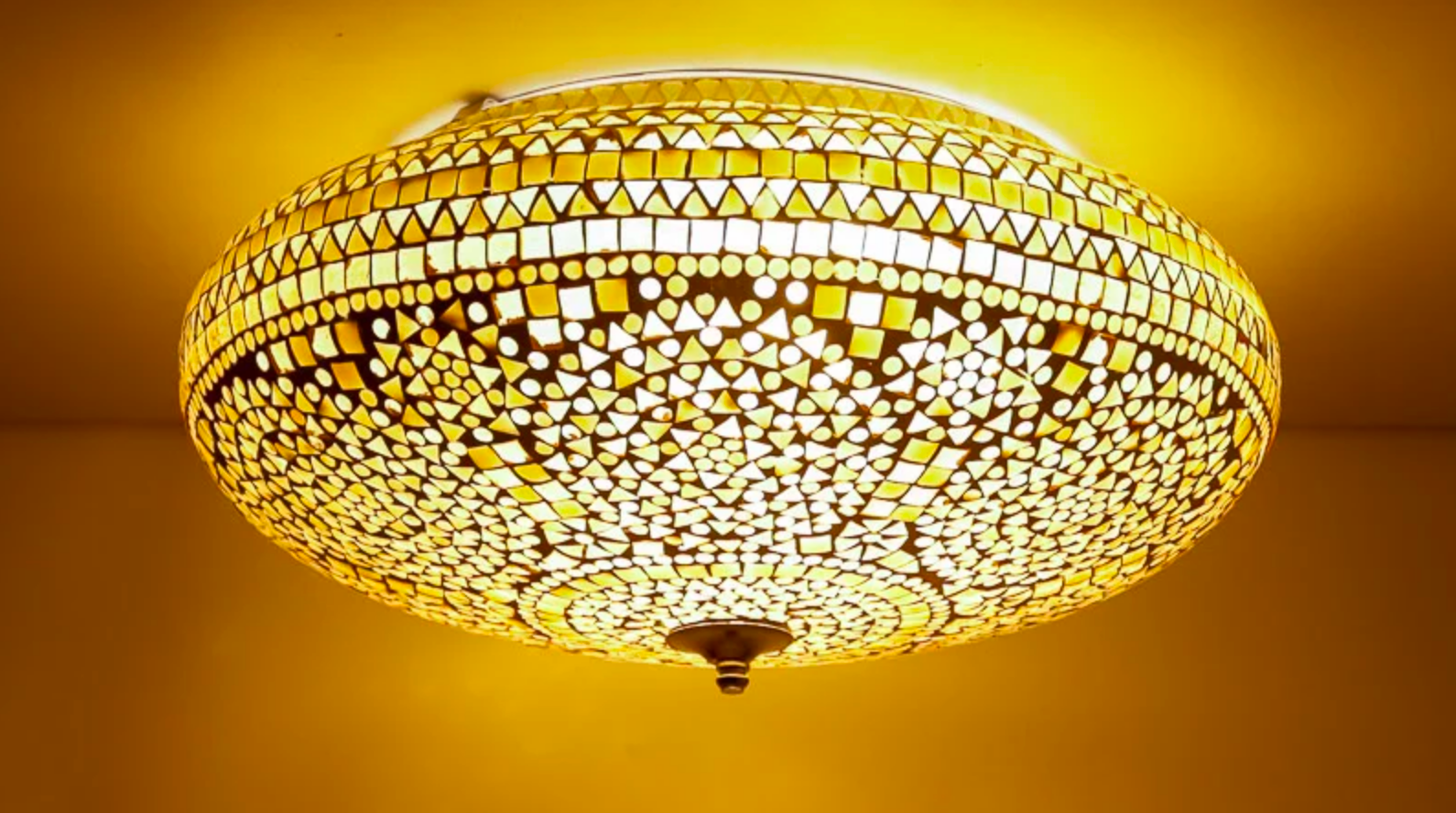 Plafonniere Cantara bruin-beige in 3 maten - depauwwonen