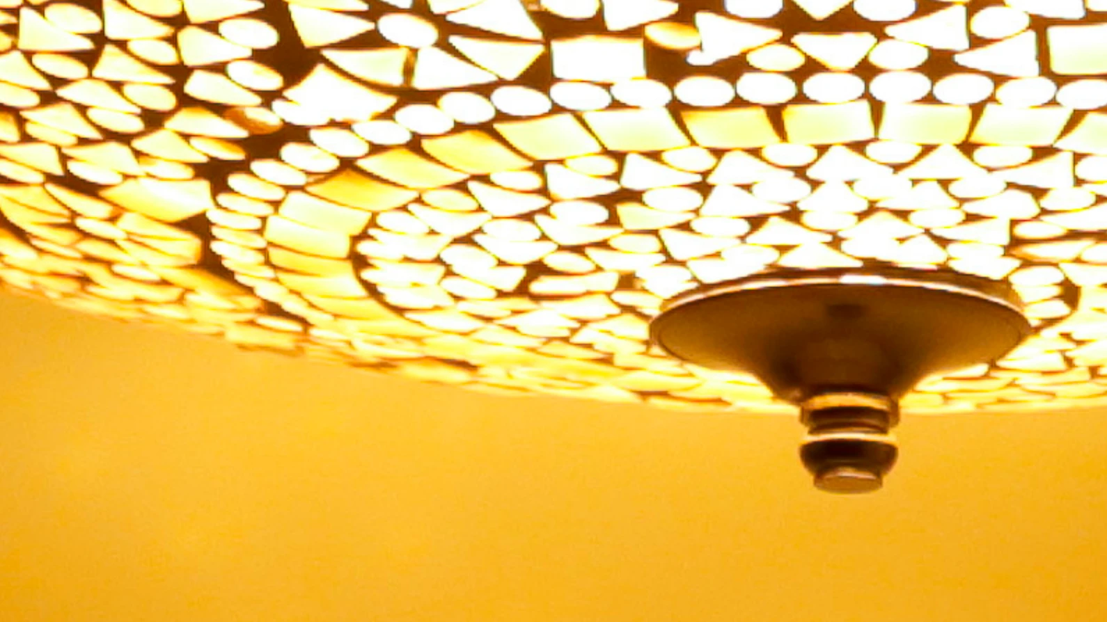 Plafonniere Cantara bruin-beige in 3 maten by Orientaals