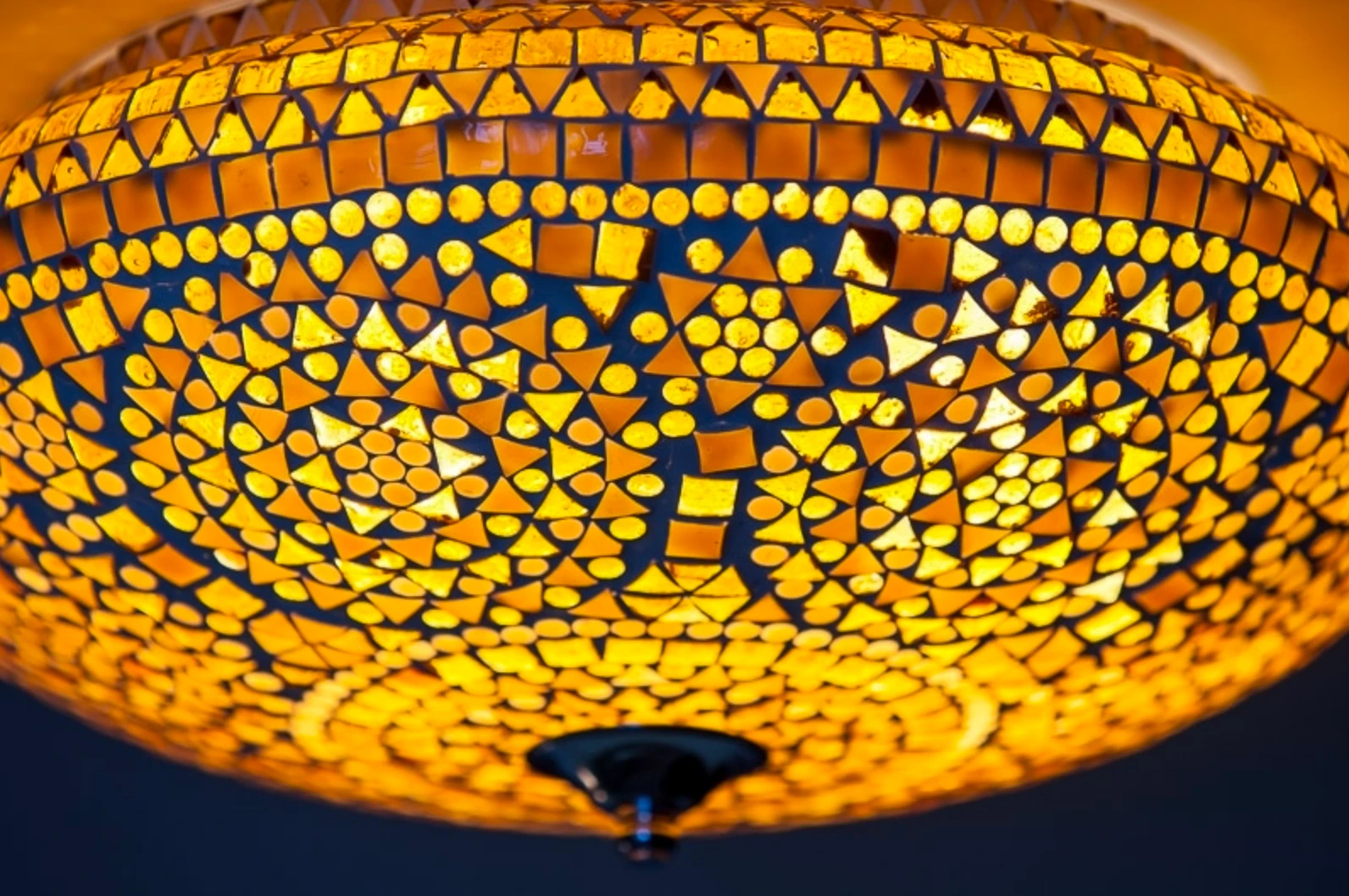 Plafonniere Cantara bruin-beige in 3 maten by Orientaals