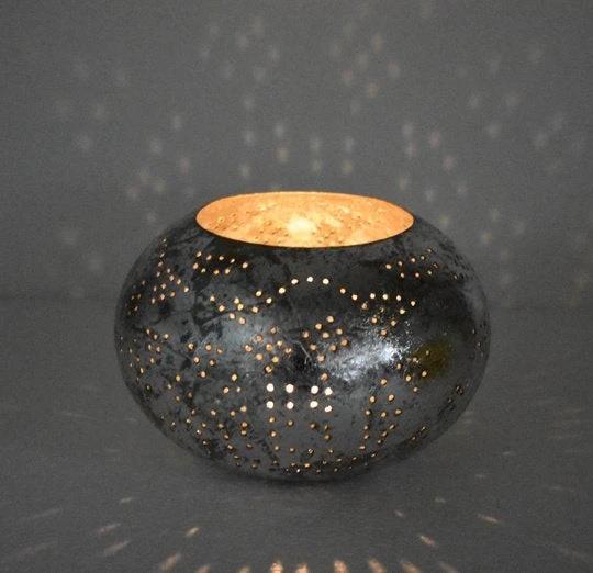 oosterse waxinehouder filigrain - ufo zilver by Orientaals