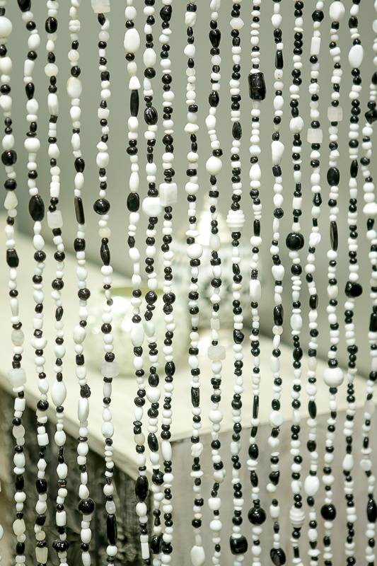 Gordijn Aneesha zwart/wit 90 x 200cm - depauwwonen