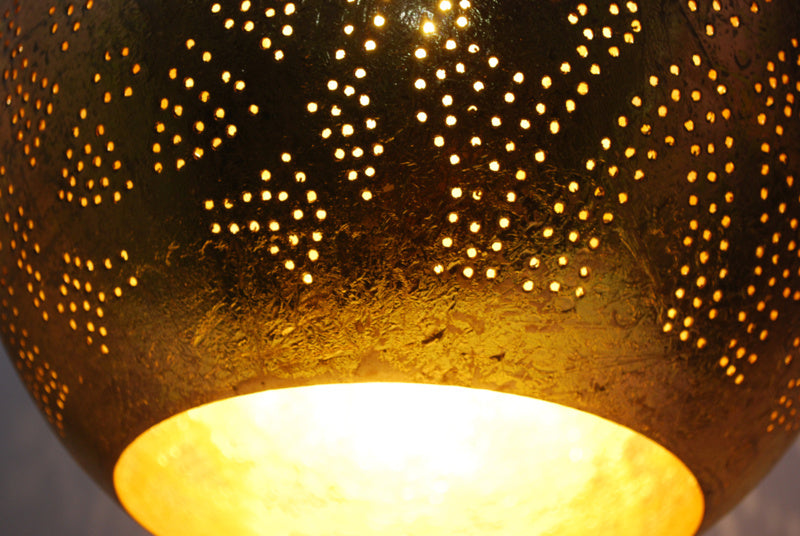 Hanglamp Ameera goud druppel - depauwwonen