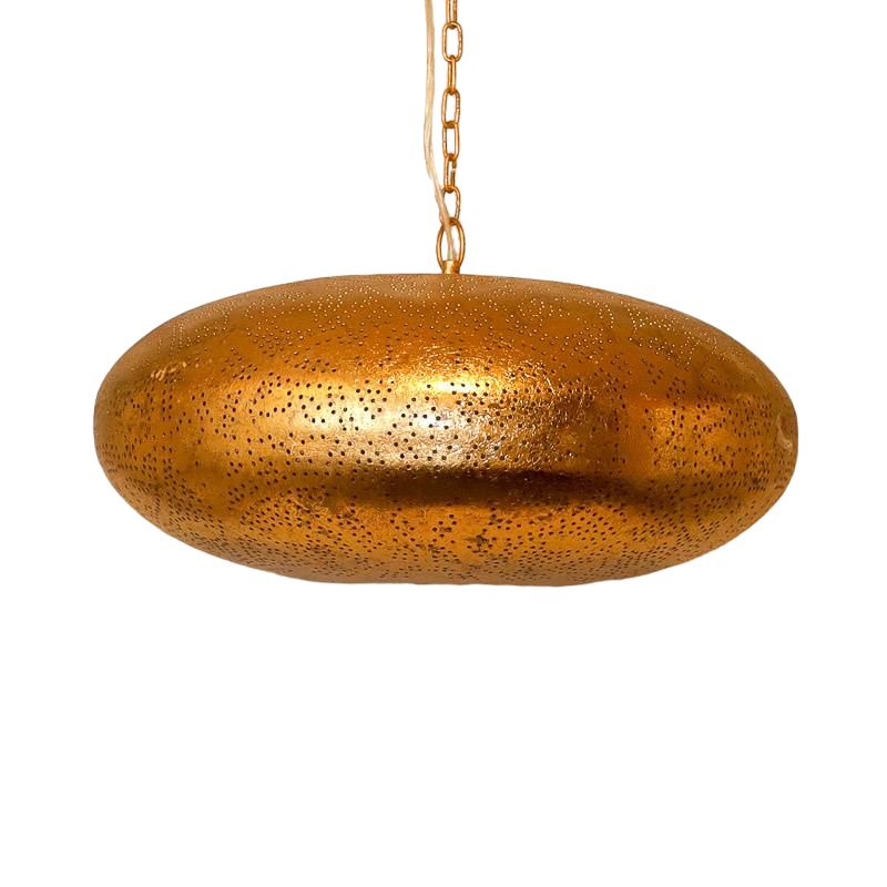 Hanglamp Ameera goud elipse - depauwwonen