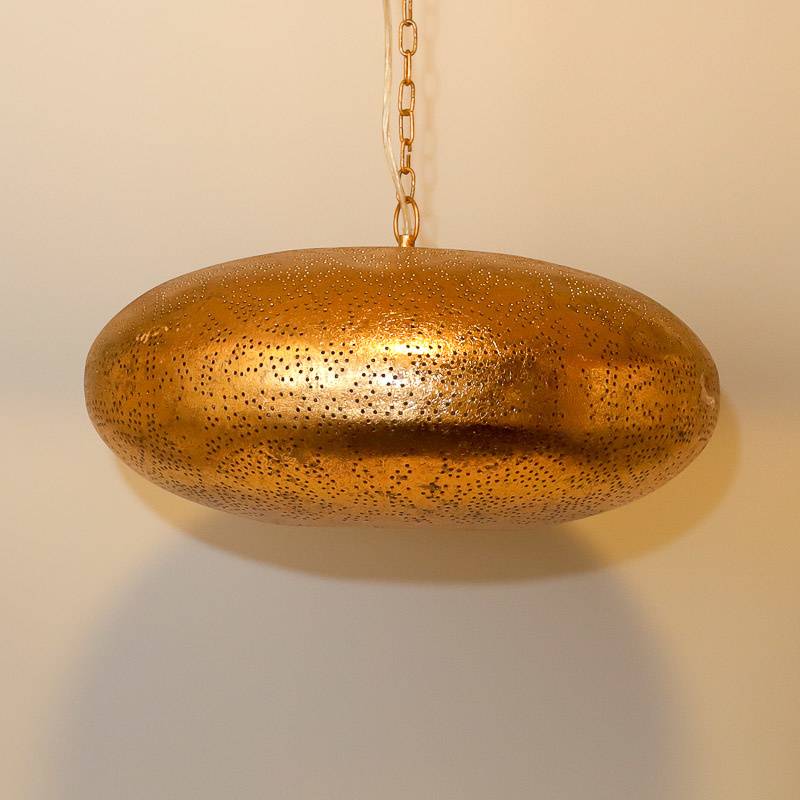 Hanglamp Ameera goud elipse - depauwwonen