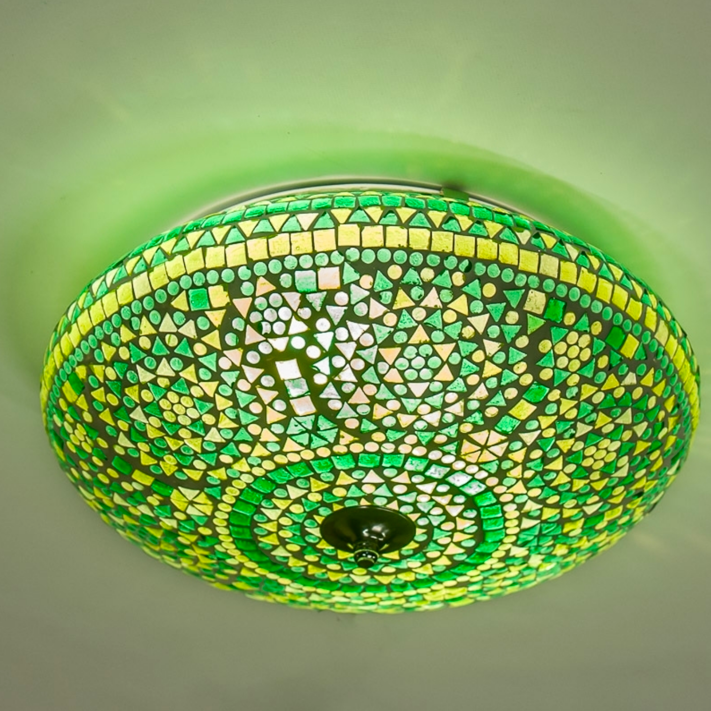 Plafonniere Cantara groen in 2 maten - depauwwonen