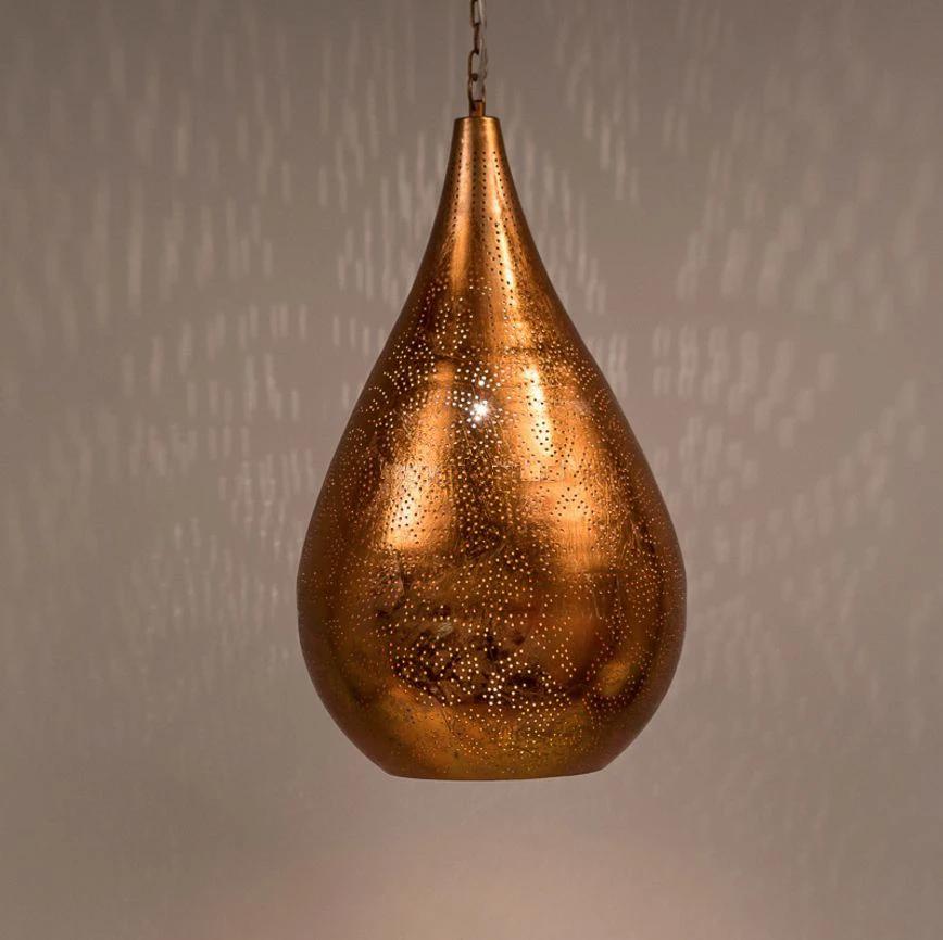 Hanglamp Ameera koper druppel by Orientaals
