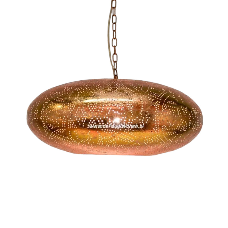 Hanglamp Ameera koper elipse - depauwwonen