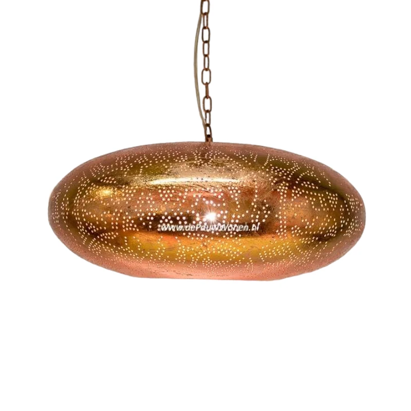 Hanglamp Ameera koper elipse by Orientaals