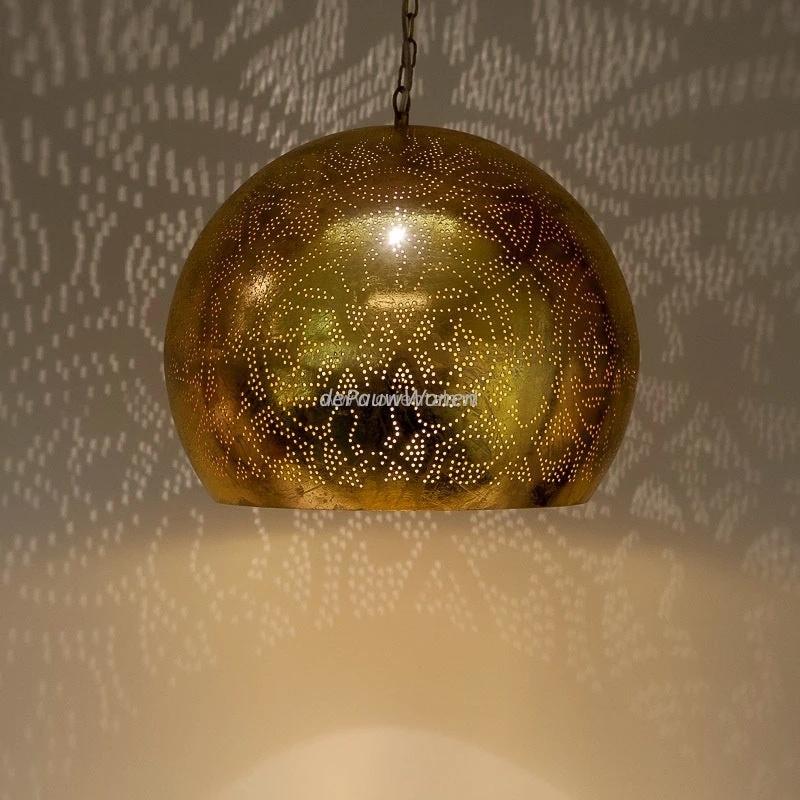 Golligheit Hanglamp Met Glazen Bol - Gouden Industriële Vintage Stijl, E27, Bordeaux (Kabellengte 120 Cm Golligheit Hanglamp Met Glazen Bol - Gouden Industriële Vintage Stijl, E27, Bordeaux (Kabellengte 120 Cm