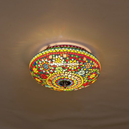 Plafonniere Cantara multi-colour in 3 maten - depauwwonen