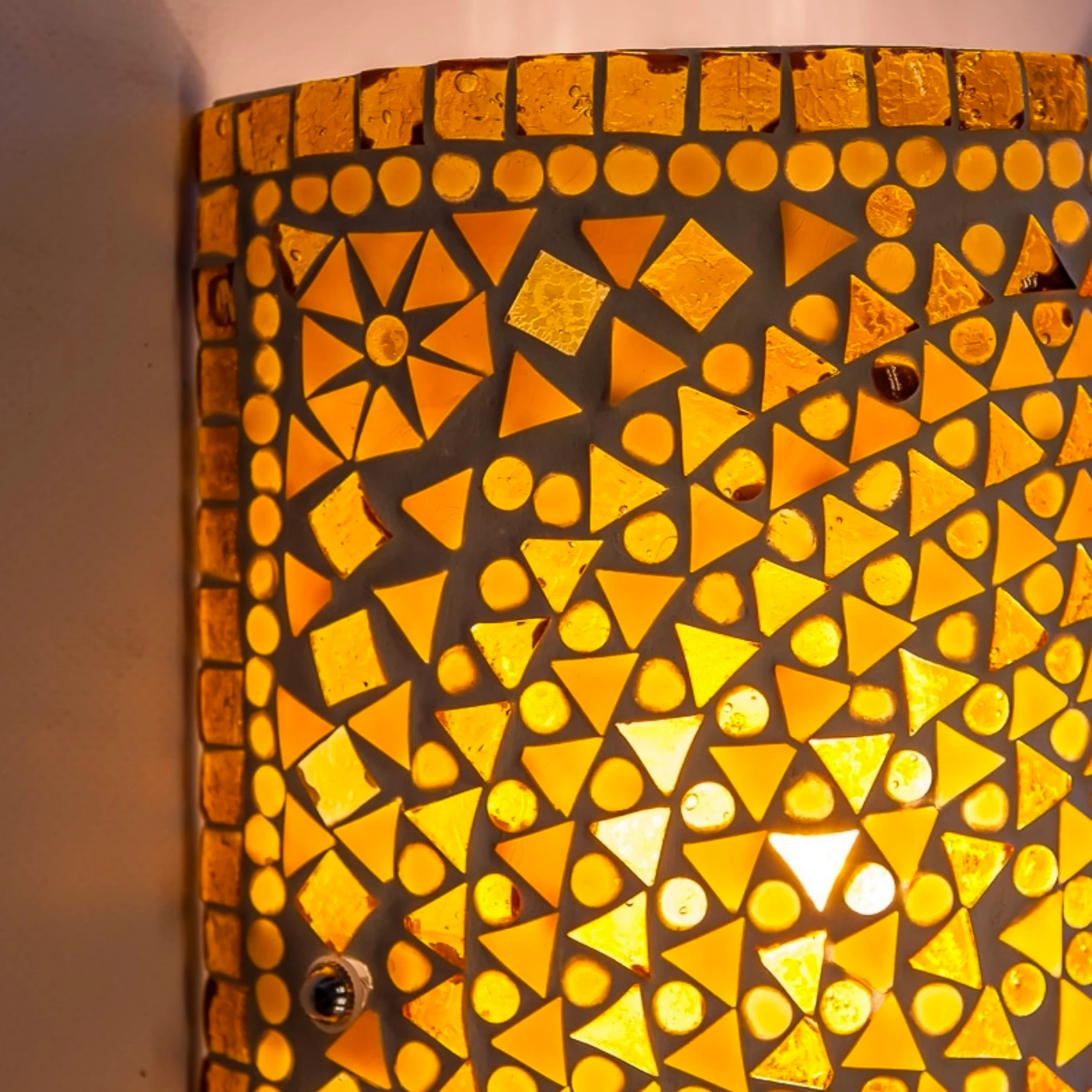 Wandlamp Nema bruin-beige by Orientaals