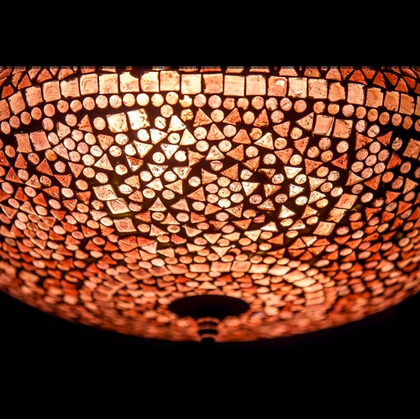 Plafonniere Cantara paars in 3 maten by Orientaals