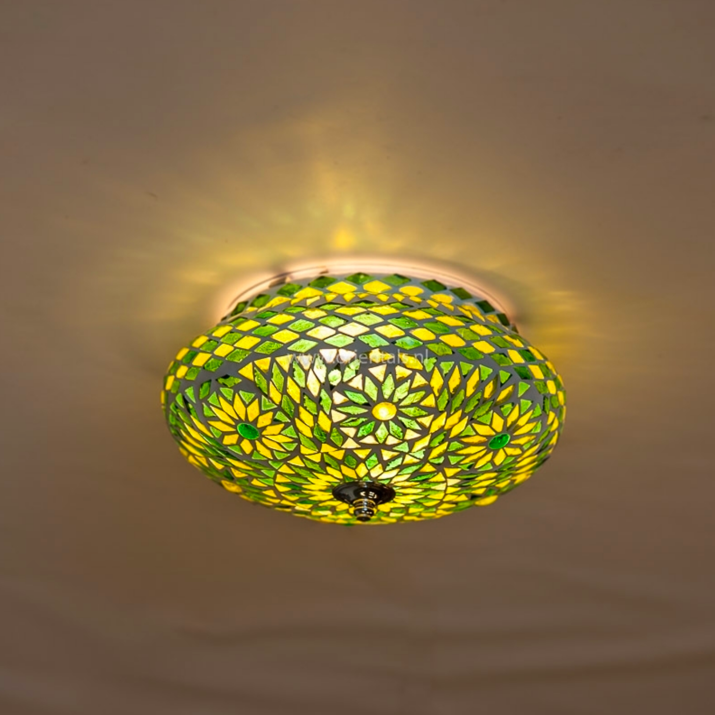 Plafonniere Roya groen in 2 maten - depauwwonen