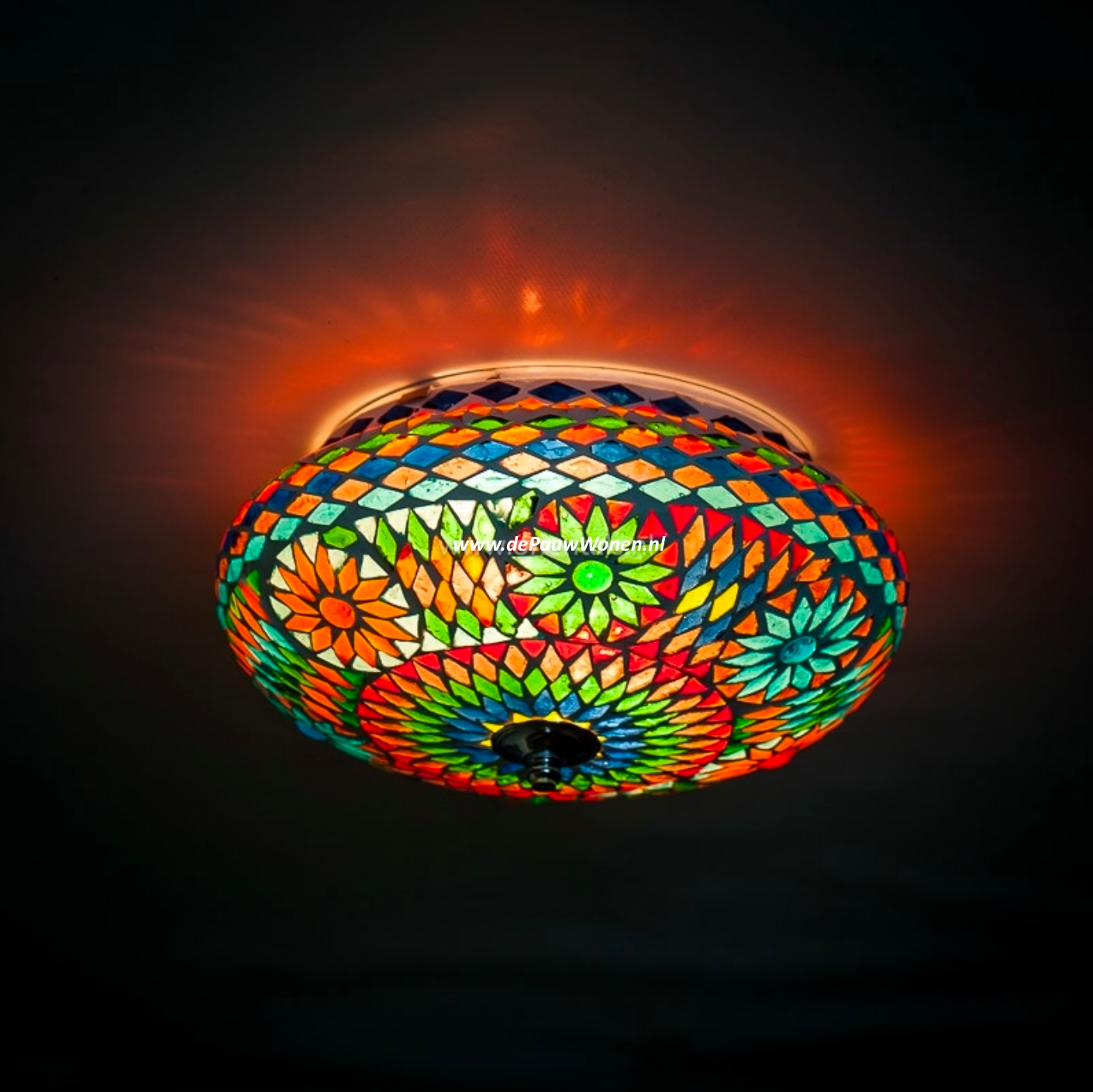 Plafonniere Roya multi colour in 3 maten - depauwwonen