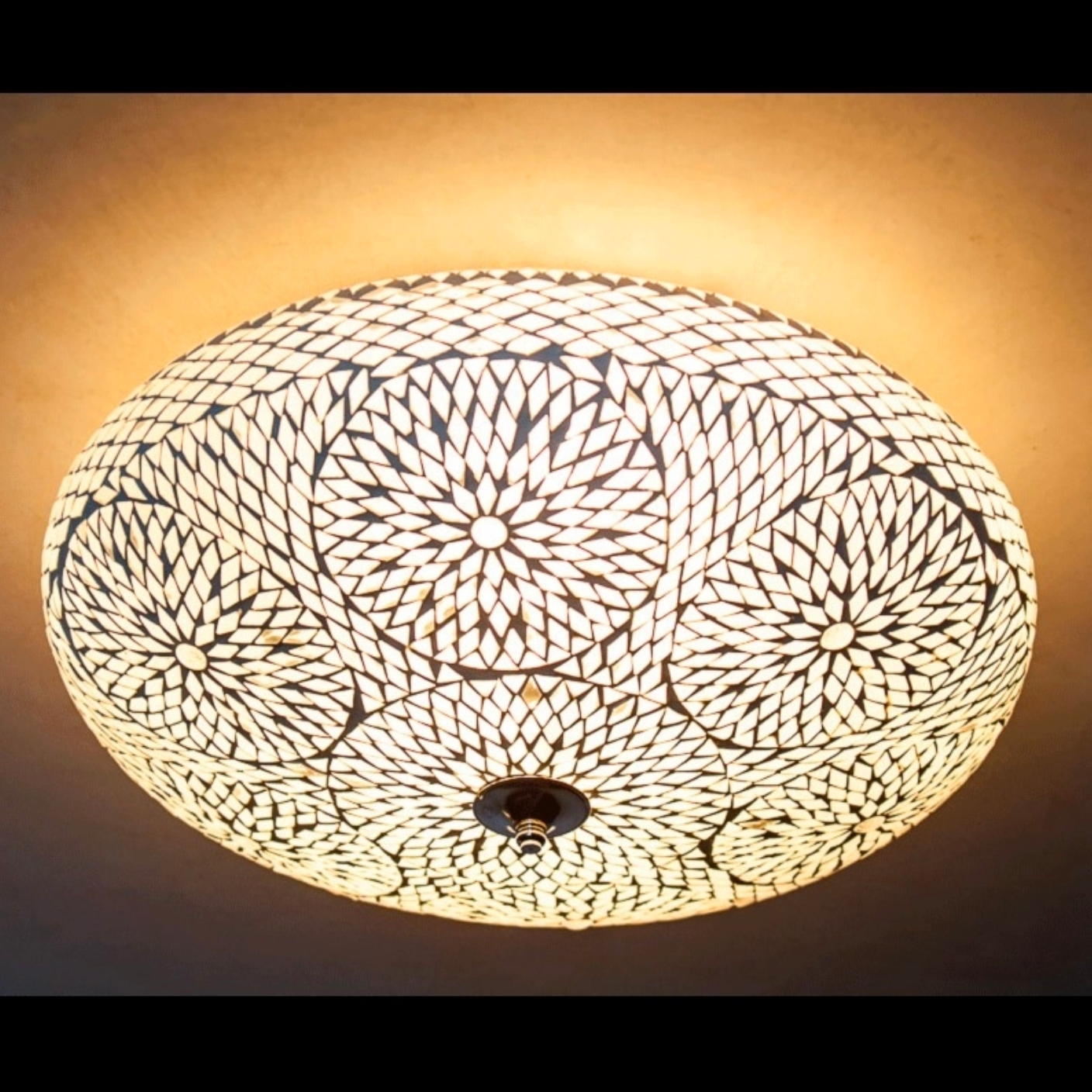 Plafonniere Roya transparant in 3 maten - depauwwonen