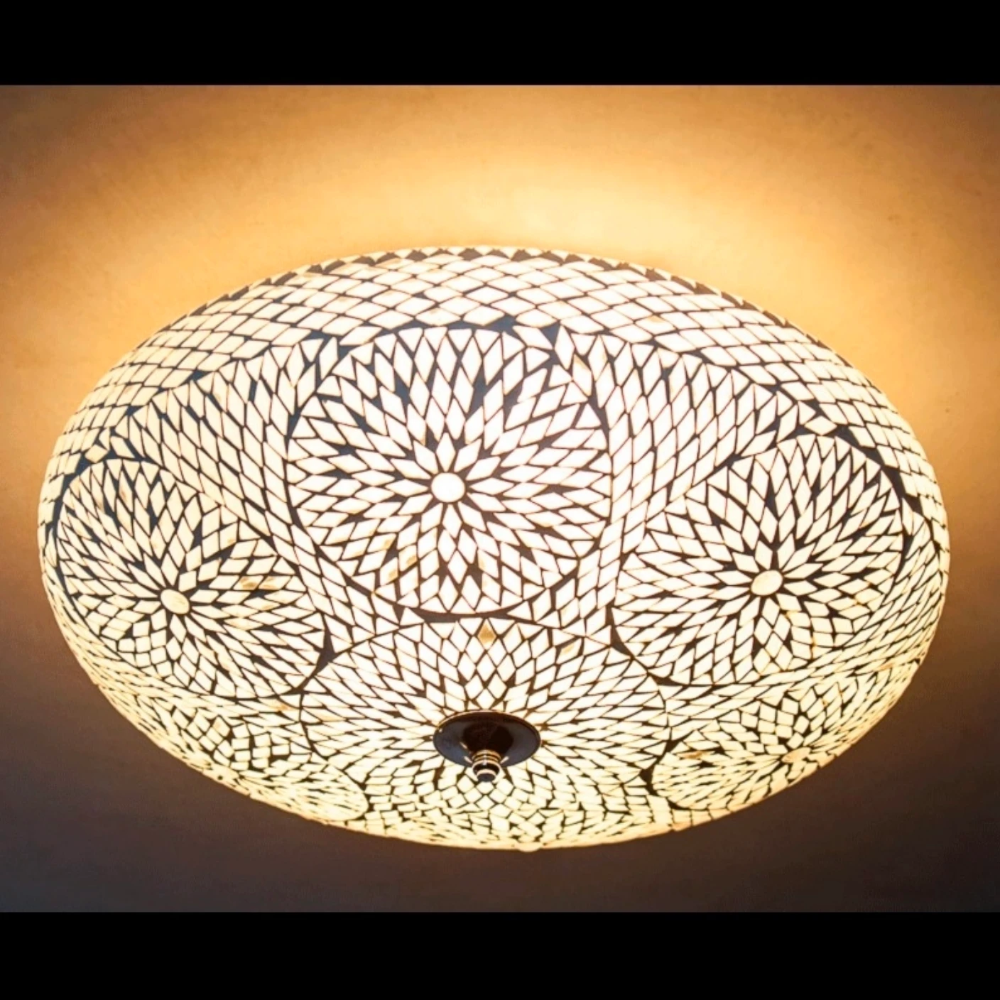 Plafonniere Roya transparant in 3 maten by Orientaals