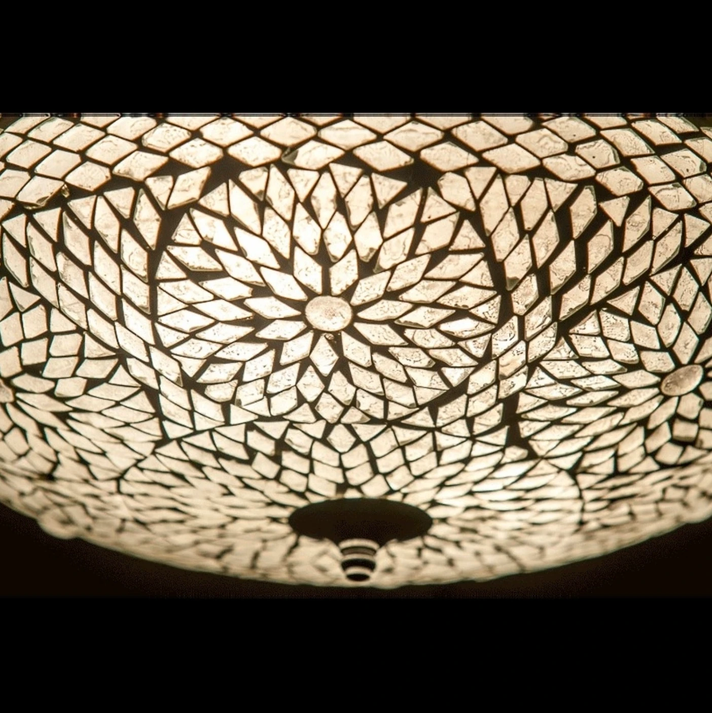 Plafonniere Roya transparant in 3 maten by Orientaals