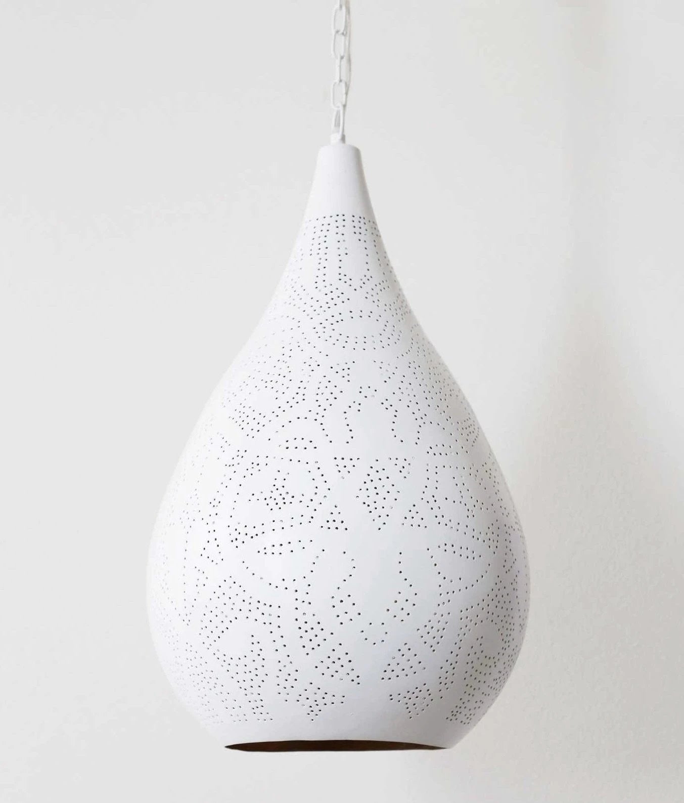 Hanglamp Ameera wit/goud by Orientaals