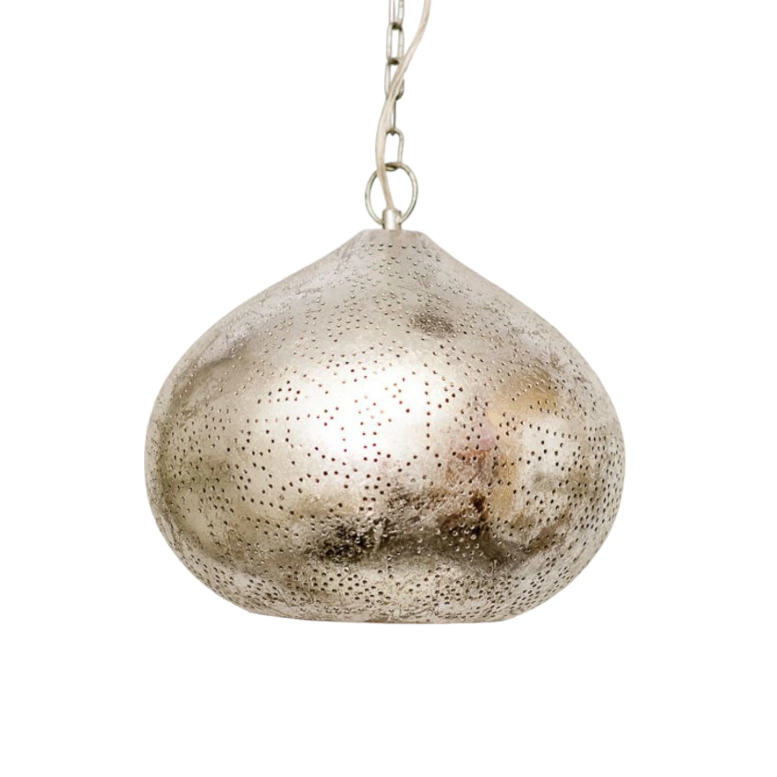 Hanglamp Ameera Union zilver in 2 maten by Orientaals