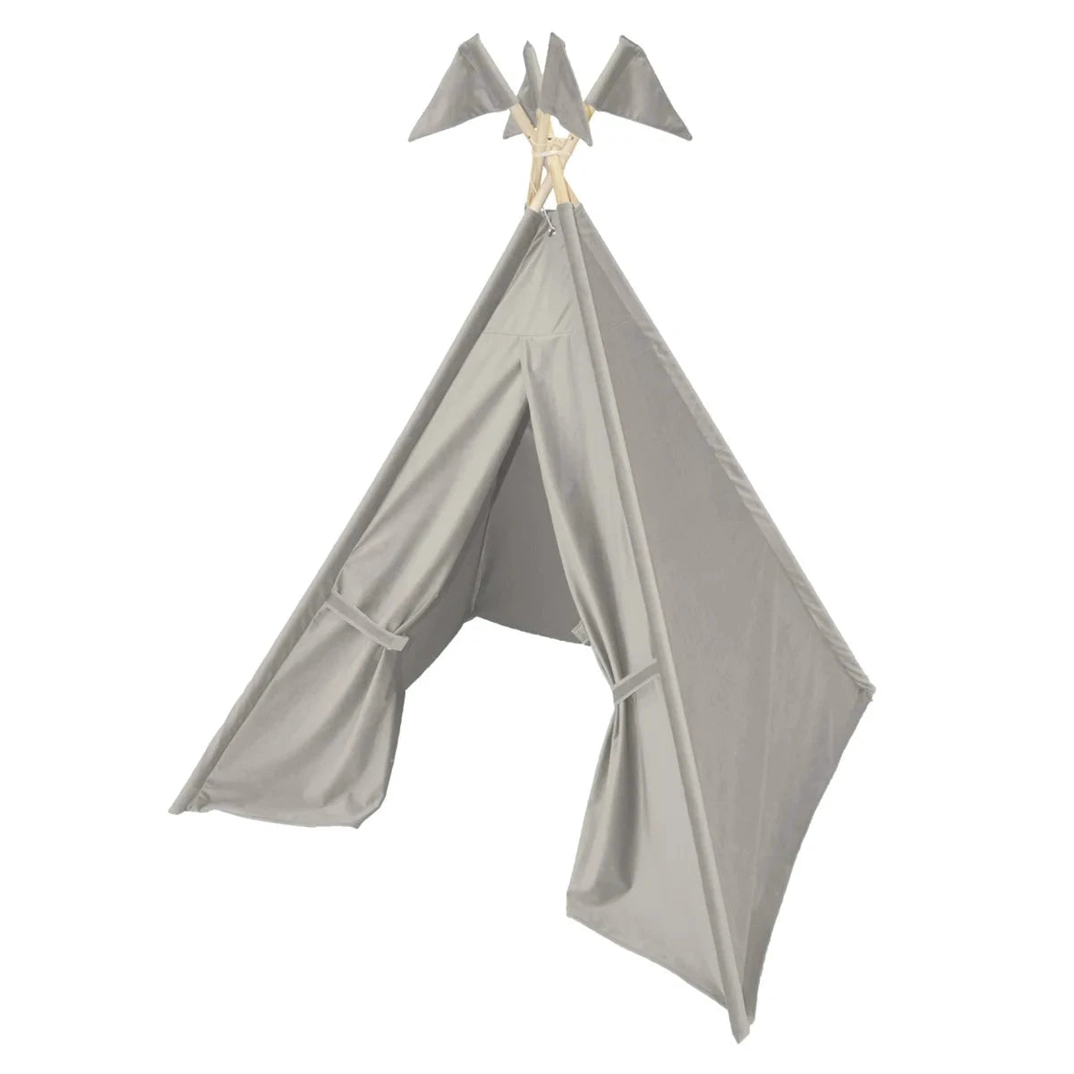Tipi Tent Vlaggen - Fluweel in 4 kleuren by Overseas
