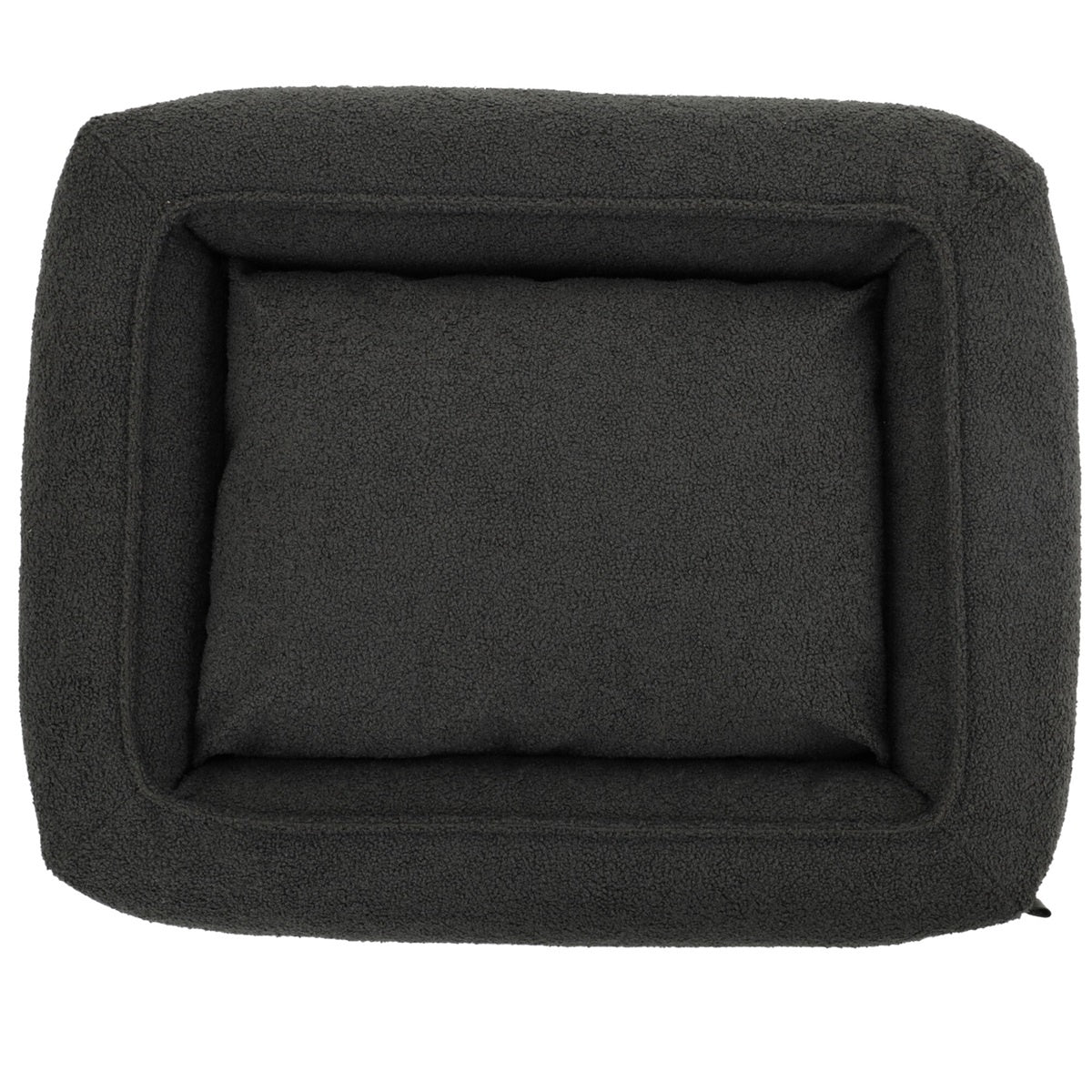 Hondenbed Cocoon Xavi Teddy Anthracite in 2 maten - depauwwonen