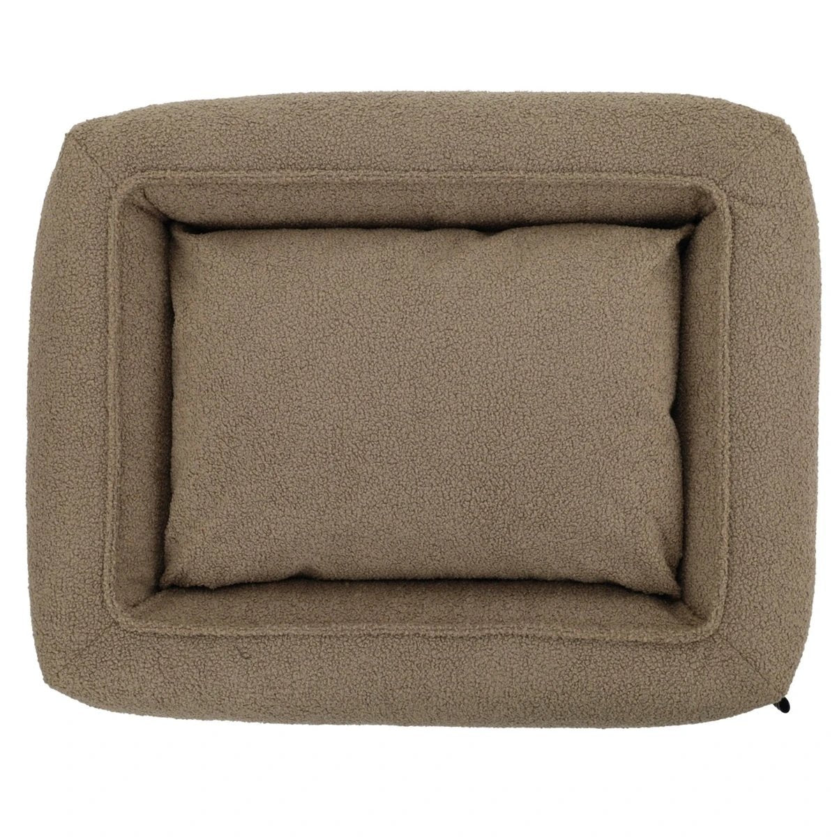 Hondenbed Cocoon Xavi Teddy Taupe in 2 maten by Overseas