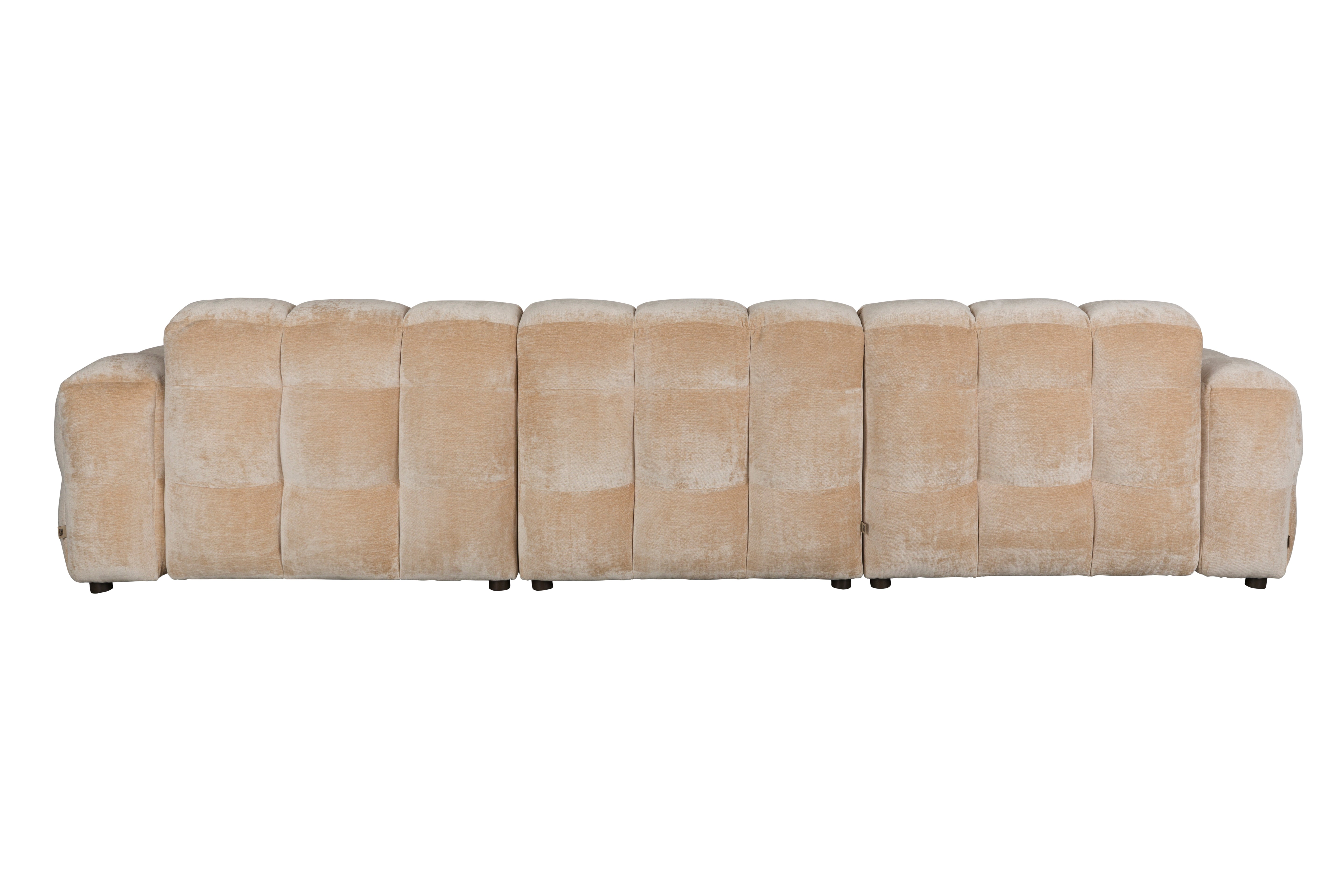 Sofa Hackman 4,5-Seater Velours Beige