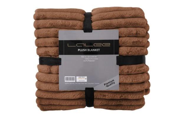 Plaid Plush 150x200 in 6 kleuren by Lalee