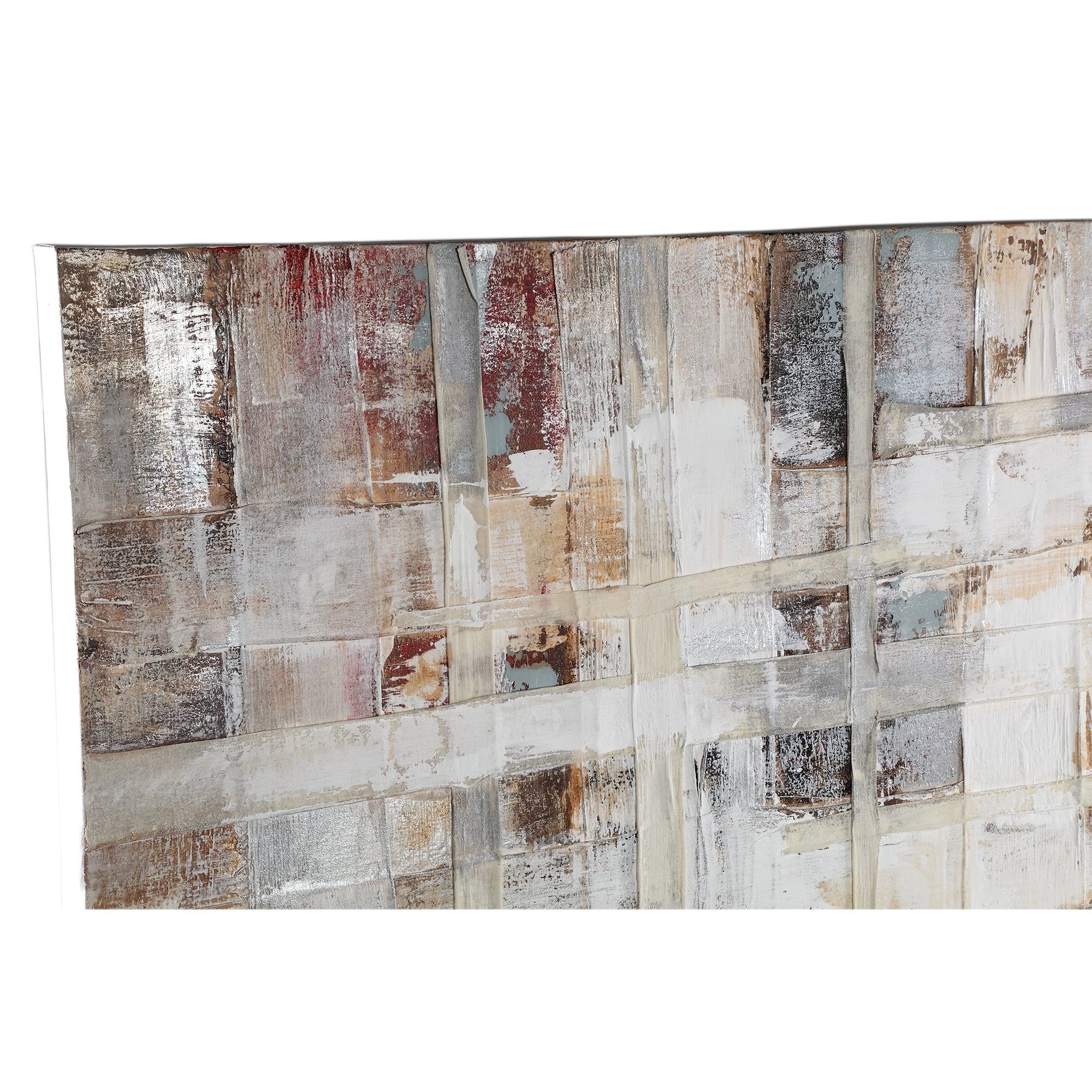 Julitta Crème Canvas Wandpaneel Abstracte Mix by PTMD