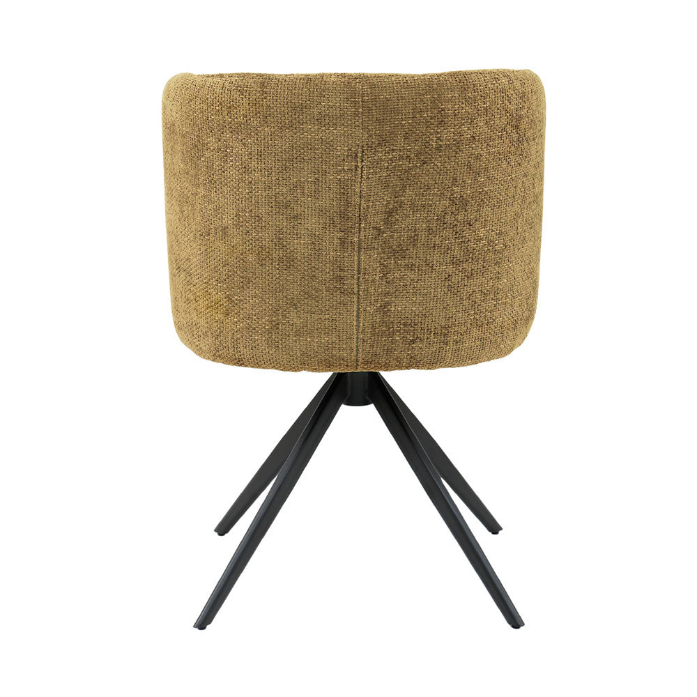 Eetkamerstoel Odin Amber Groen Draaibaar - S by PTMD