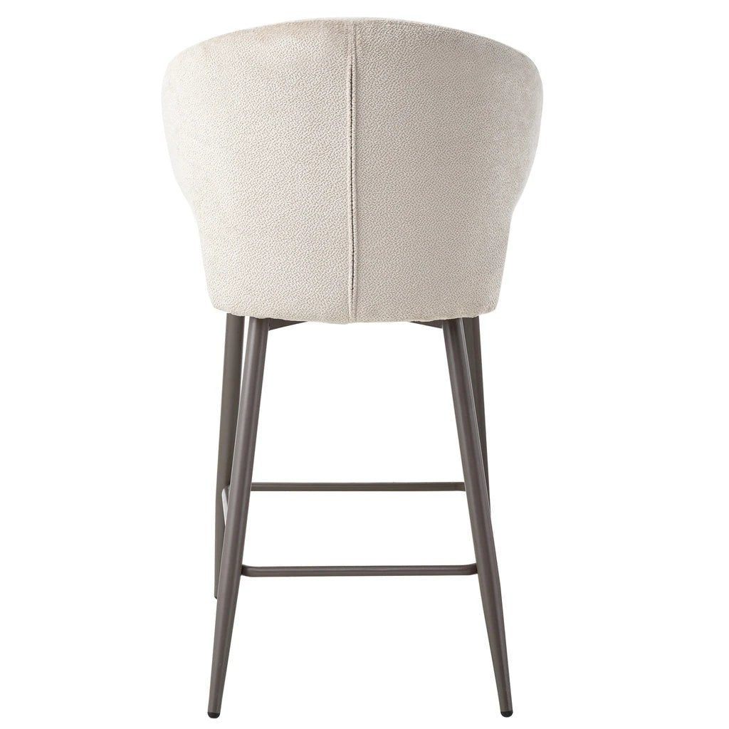 Ares Beige bar chair aphrodite 3 clay leg by PTMD