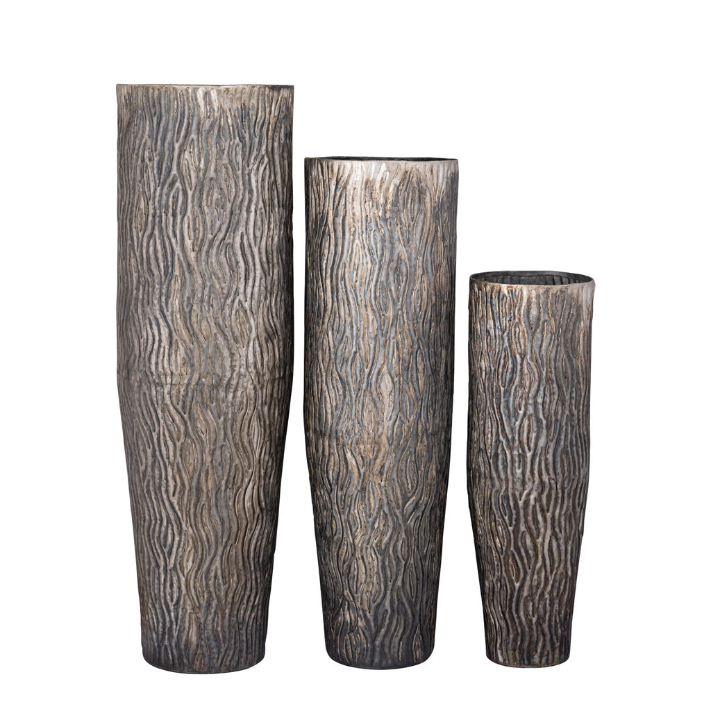 Deandra Pot Zilver - Set van 3 - depauwwonen