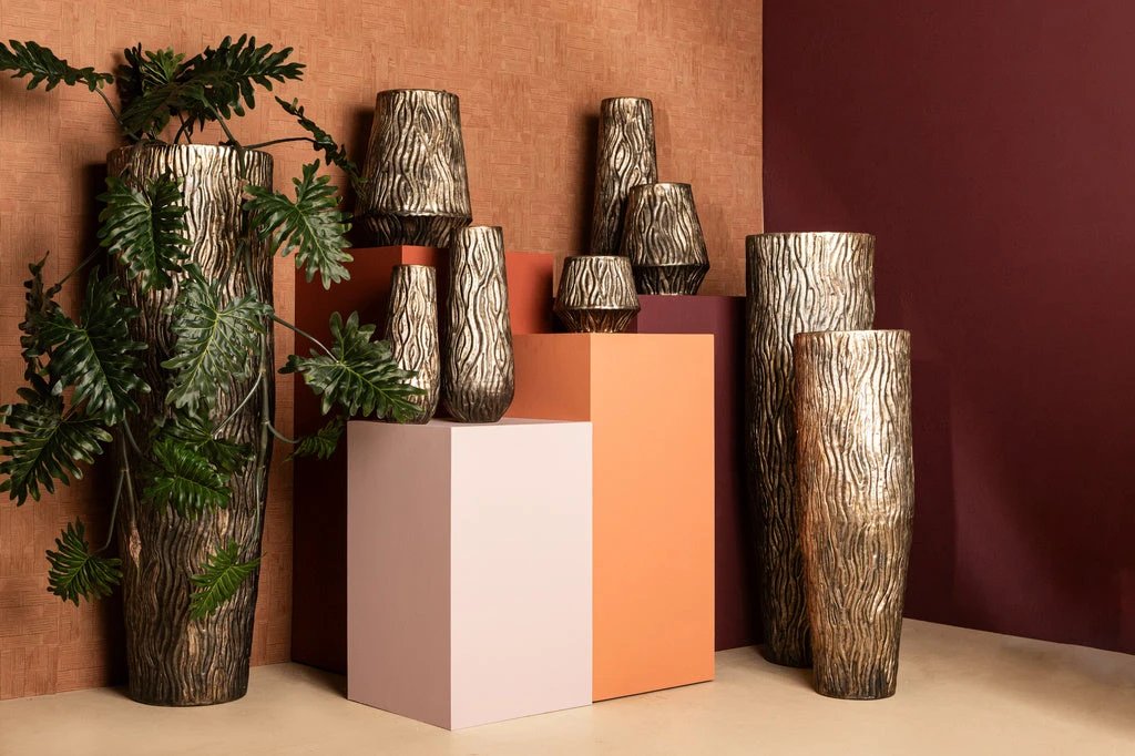 Deandra Pot Zilver - Set van 3 by PTMD