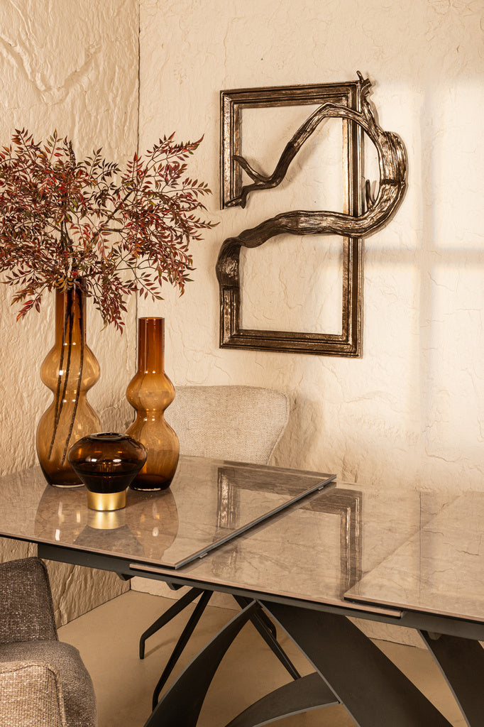 Heleena Black aluminium wandpaneel rechthoek - depauwwonen