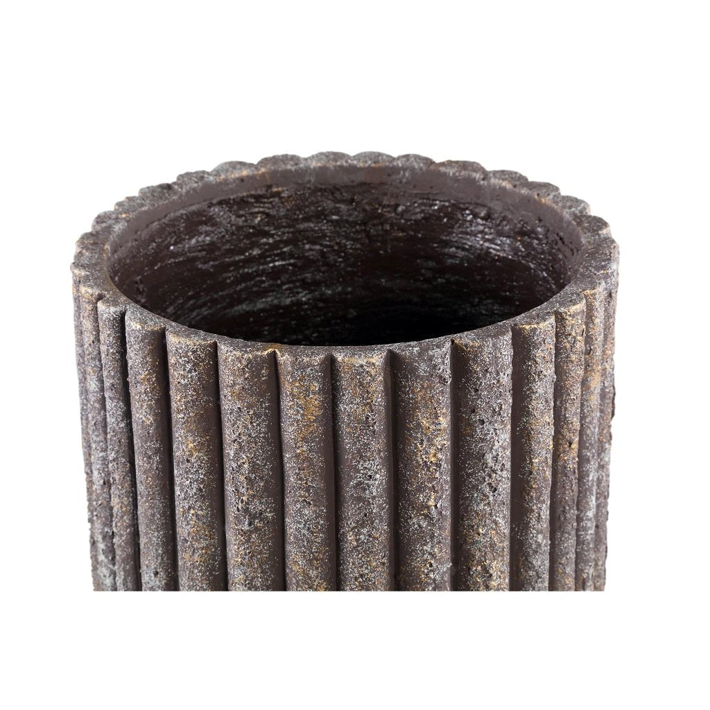 Morganne Cementen Pot Bruin by PTMD